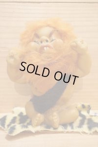 60s CAVE MAN TROLL DOLL