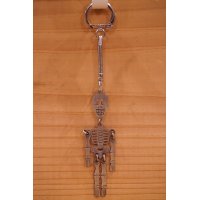 ガイコツ キーホルダー 【銀】