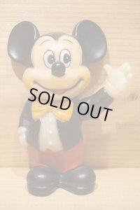 ミッキーマウス ソフビ 貯金箱
