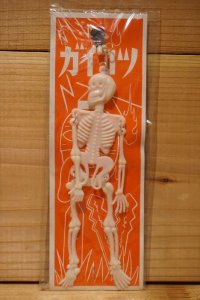 吸盤付き ガイコツ チープ 【中】