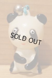 パンダ ソフビ 根付 【A】