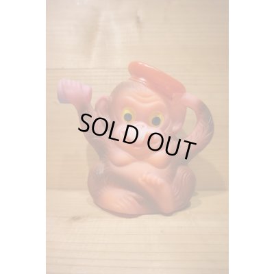 画像1: サル ソフビ製 ジョウロ