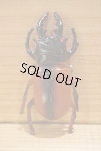 クワガタ ソフビバッジ