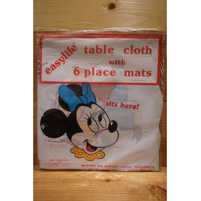 画像2: Disney table cloth with 6place mats