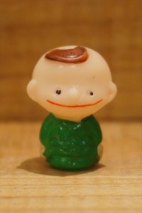 チャーリーブラウン風 ガチャガチャ ミニソフビ 
