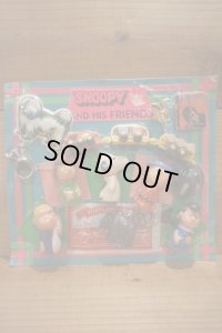 SNOOPY AND HIS FRIENDS ガチャ台紙 