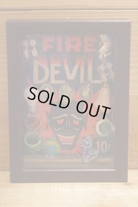 FIRE DEVIL 台紙 木枠付き