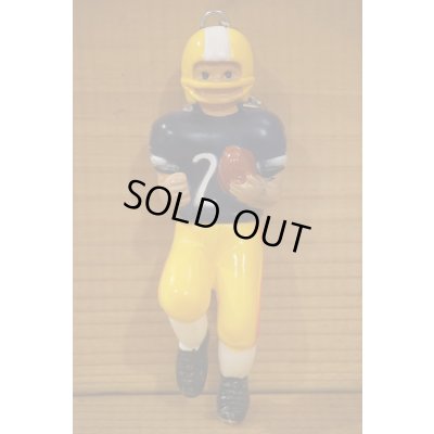 画像1: アメフト選手 ソフビ キーホルダー【A】