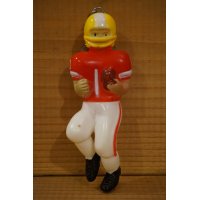 アメフト選手 ソフビ キーホルダー【C】