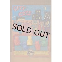 CITY CATS なめ猫 ガチャ台紙 