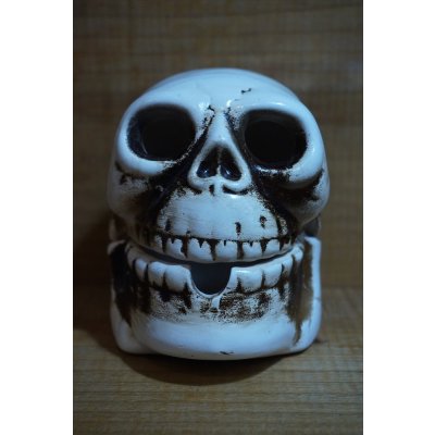 画像1: SKULL 陶器製 灰皿