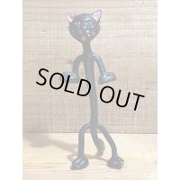 黒猫 ベンダブル人形