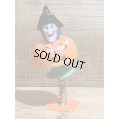 画像1: Pumpkin&Witch Jumping Toy