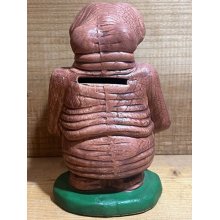 他の写真2: 80s 無版権 E.T. セラミック貯金箱【A】