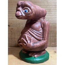 他の写真1: 80s 無版権 E.T. セラミック貯金箱【A】