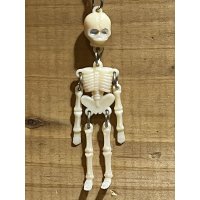 ドクロ キーホルダー【白】