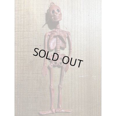 画像1: ラバー ガイコツ チープトイ 