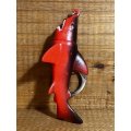 日本製 サメ ミニソフビ キーホルダー【C2】