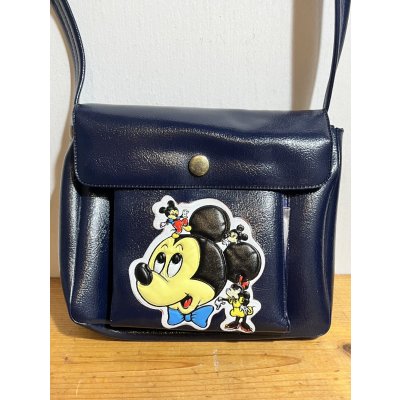 画像2: パチ物 ミッキーマウス バッグ【紺】