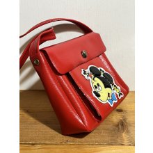 他の写真3: パチ物 ミッキーマウス バッグ【赤】
