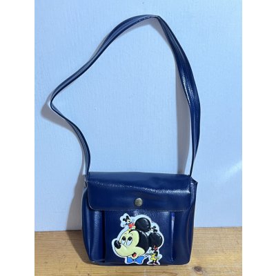 画像1: パチ物 ミッキーマウス バッグ【紺】