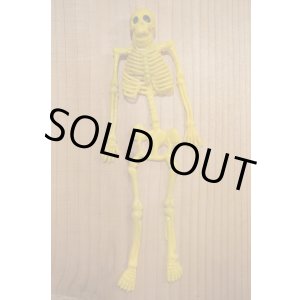 画像: ラバー ガイコツ チープトイ 【黄】