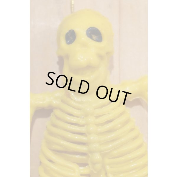 画像2: ラバー ガイコツ チープトイ 【黄】 (2)