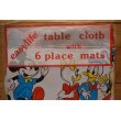 画像3: Disney table cloth with 6place mats (3)