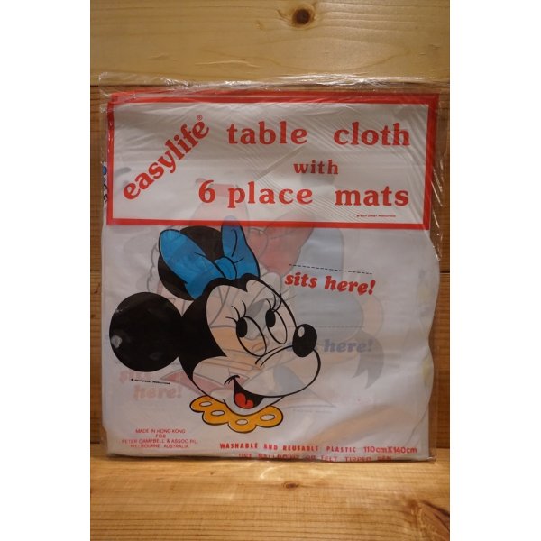 画像2: Disney table cloth with 6place mats (2)