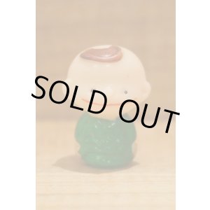 画像: チャーリーブラウン風 ガチャガチャ ミニソフビ 