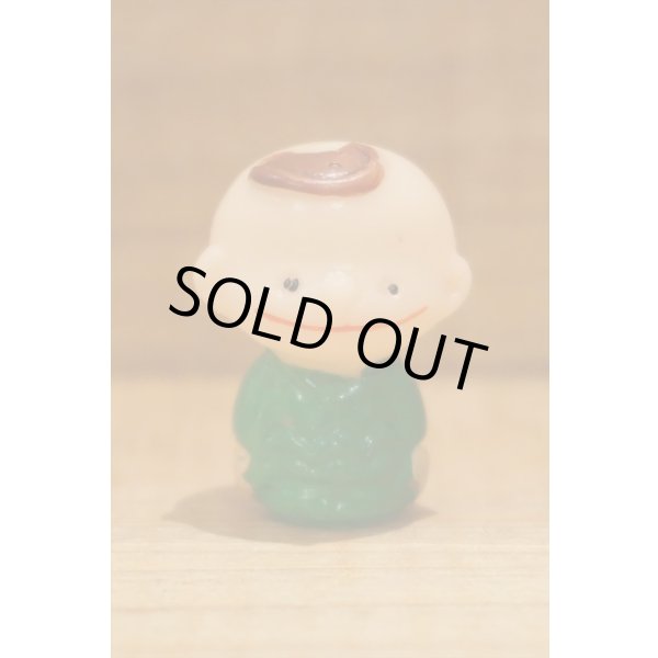 画像1: チャーリーブラウン風 ガチャガチャ ミニソフビ  (1)