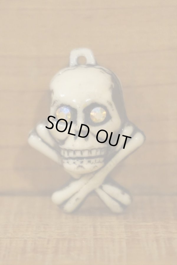 画像1: CrossBone Skull チャーム【A】 (1)