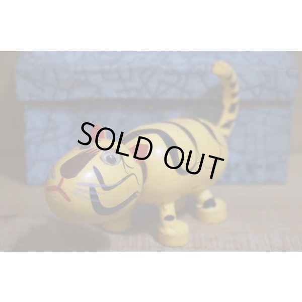 画像3: 木製 首振り トラ【B】 (3)