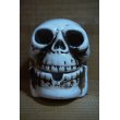 画像1: SKULL 陶器製 灰皿 (1)