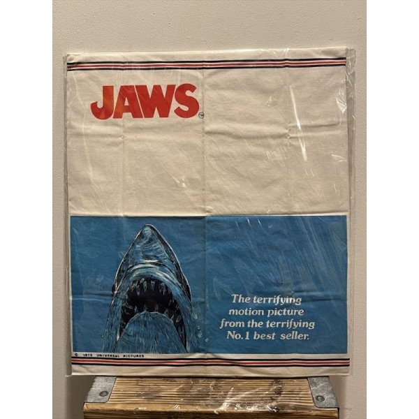 画像1: 70s JAWS ハンカチ (1)