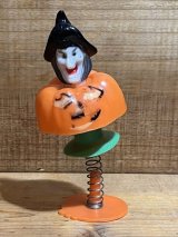 画像: Pumpkin&Witch Jumping Toy