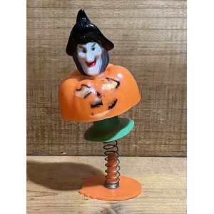 画像: Pumpkin&Witch Jumping Toy
