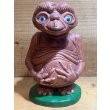 画像1: 80s 無版権 E.T. セラミック貯金箱【A】 (1)