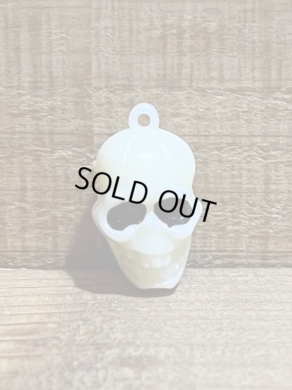 画像1: プラ製 SKULL チャーム  (1)