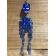 画像1: スカル クリア キーホルダー【青】 (1)