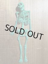 画像: ラバー ガイコツ チープトイ【緑A】