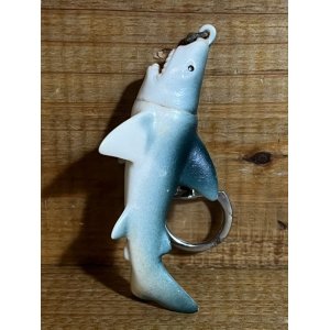画像: 日本製 サメ ミニソフビ キーホルダー【D2】 