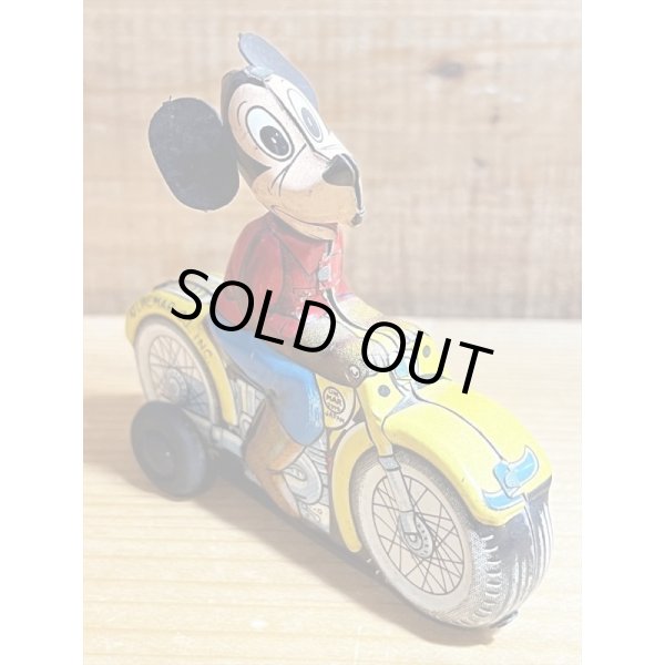 画像2: Micky Mouse Friction Motorbike (2)