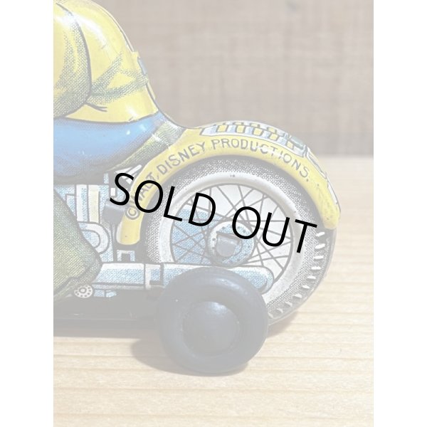 画像4: Donald Duck Friction Motorbike (4)