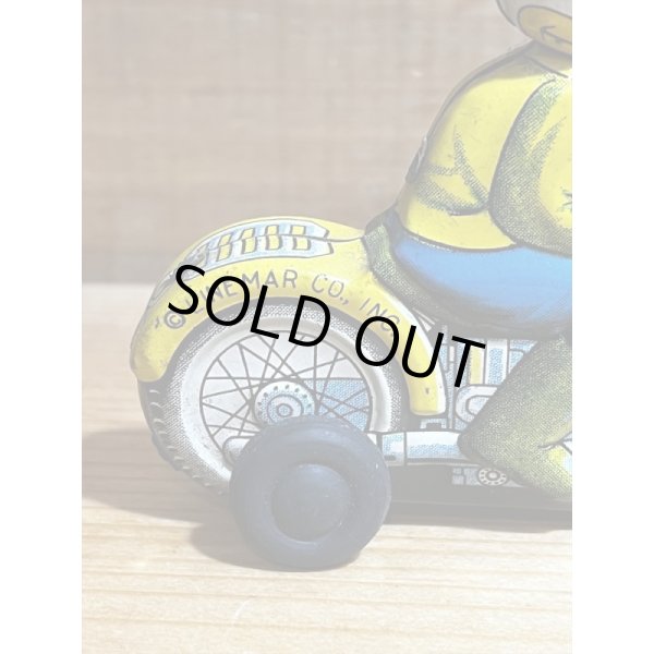 画像5: Donald Duck Friction Motorbike (5)