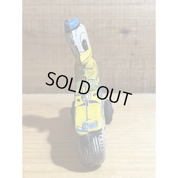 画像3: Donald Duck Friction Motorbike (3)