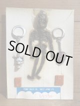 画像: 髑髏 般若 天狗 ガチャガチャ台紙