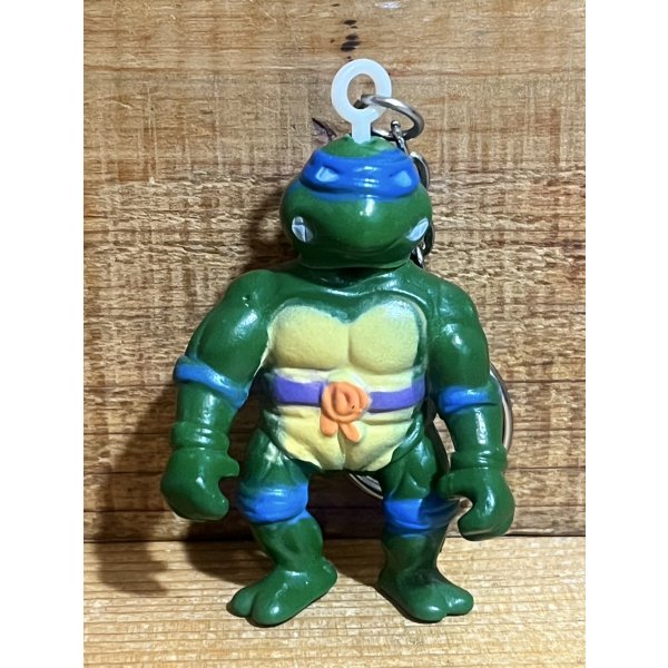 画像1: パチ物 タートルズ ソフビ キーホルダー (1)