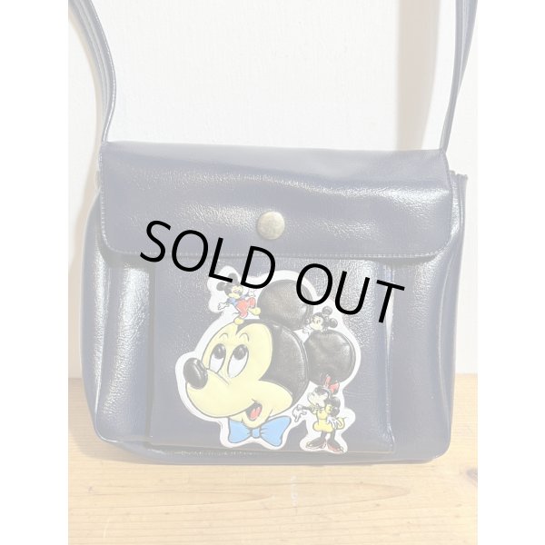 画像2: パチ物 ミッキーマウス バッグ【紺】 (2)