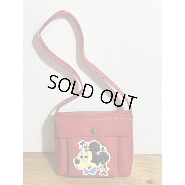 画像1: パチ物 ミッキーマウス バッグ【赤】 (1)